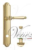 Дверная ручка Venezia на планке PL98 мод. Pellestrina (полир. латунь) сантехническая