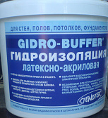 Гидроизоляция латексно-акриловая Gidro-Buffer | Гидробуффер, 15кг
