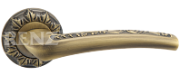 Дверная ручка RENZ мод. Ника (бронза матовая античная) DH 605-10 MAB