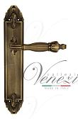 Дверная ручка Venezia на планке PL90 мод. Olimpo (мат. бронза) проходная