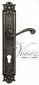Дверная ручка Venezia на планке PL97 мод. Vivaldi (ант. бронза) под цилиндр