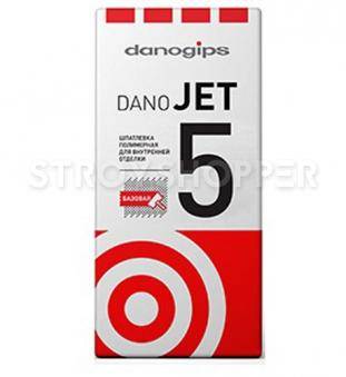 Шпатлевка выравнивающая полимерная Danogips Dano Jet 5 25 кг