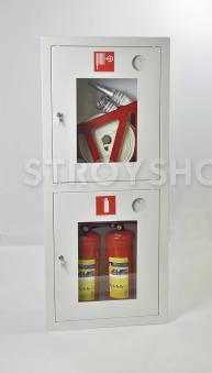Шкаф пожарный ШПК-320ВОБ встраиваемый открытый белый